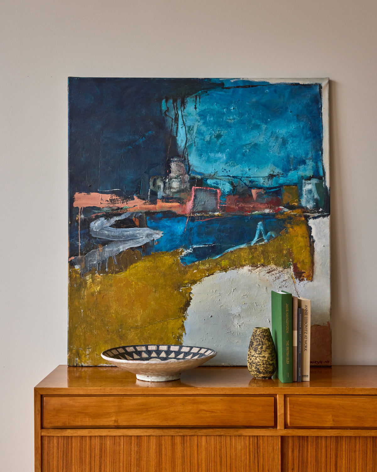 Large Abstract on Canvas