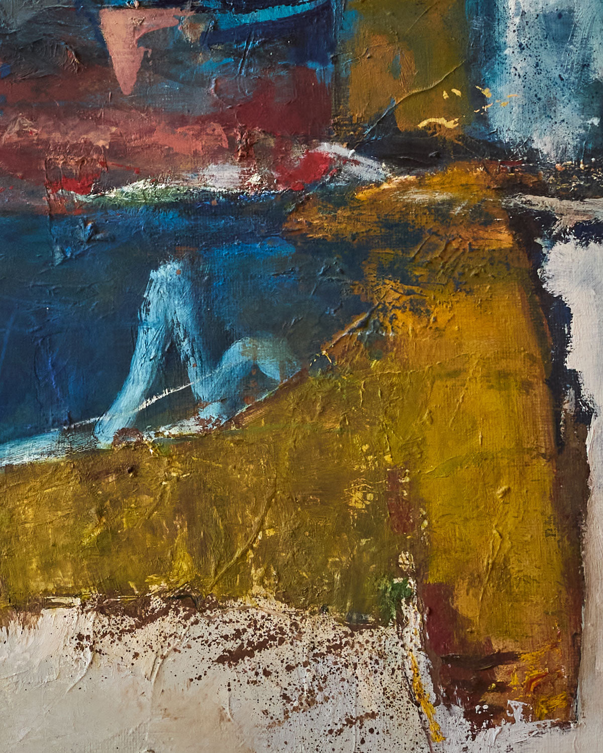 Large Abstract on Canvas