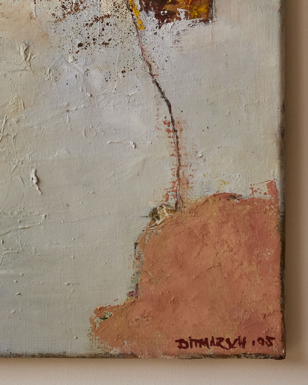 Large Abstract on Canvas