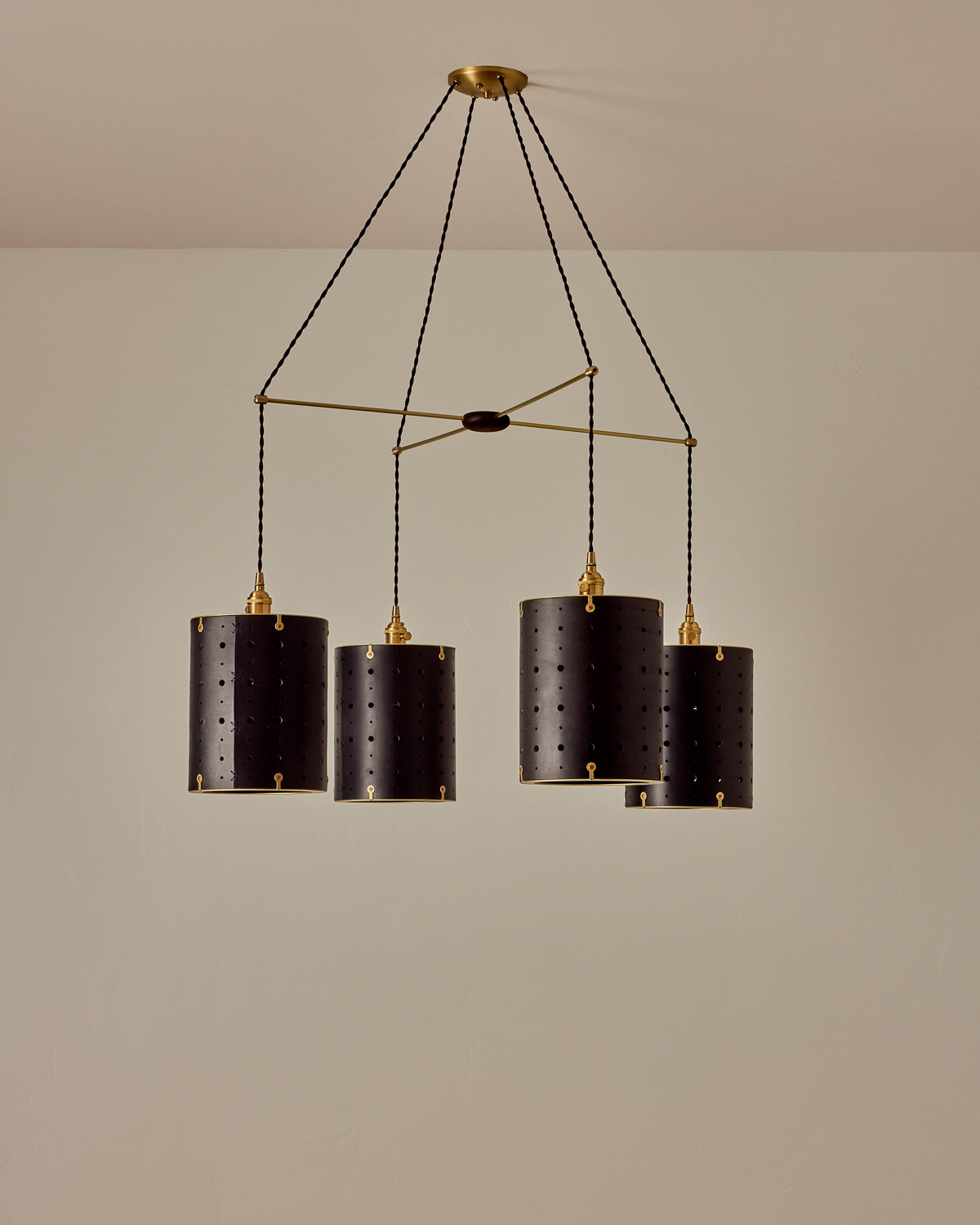 Sarah Cylinder Chandelier - Quartet