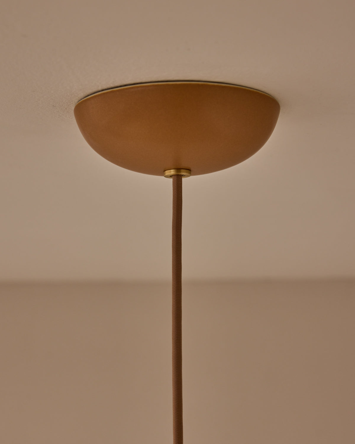Layla Ceramic Pendant - Chestnut
