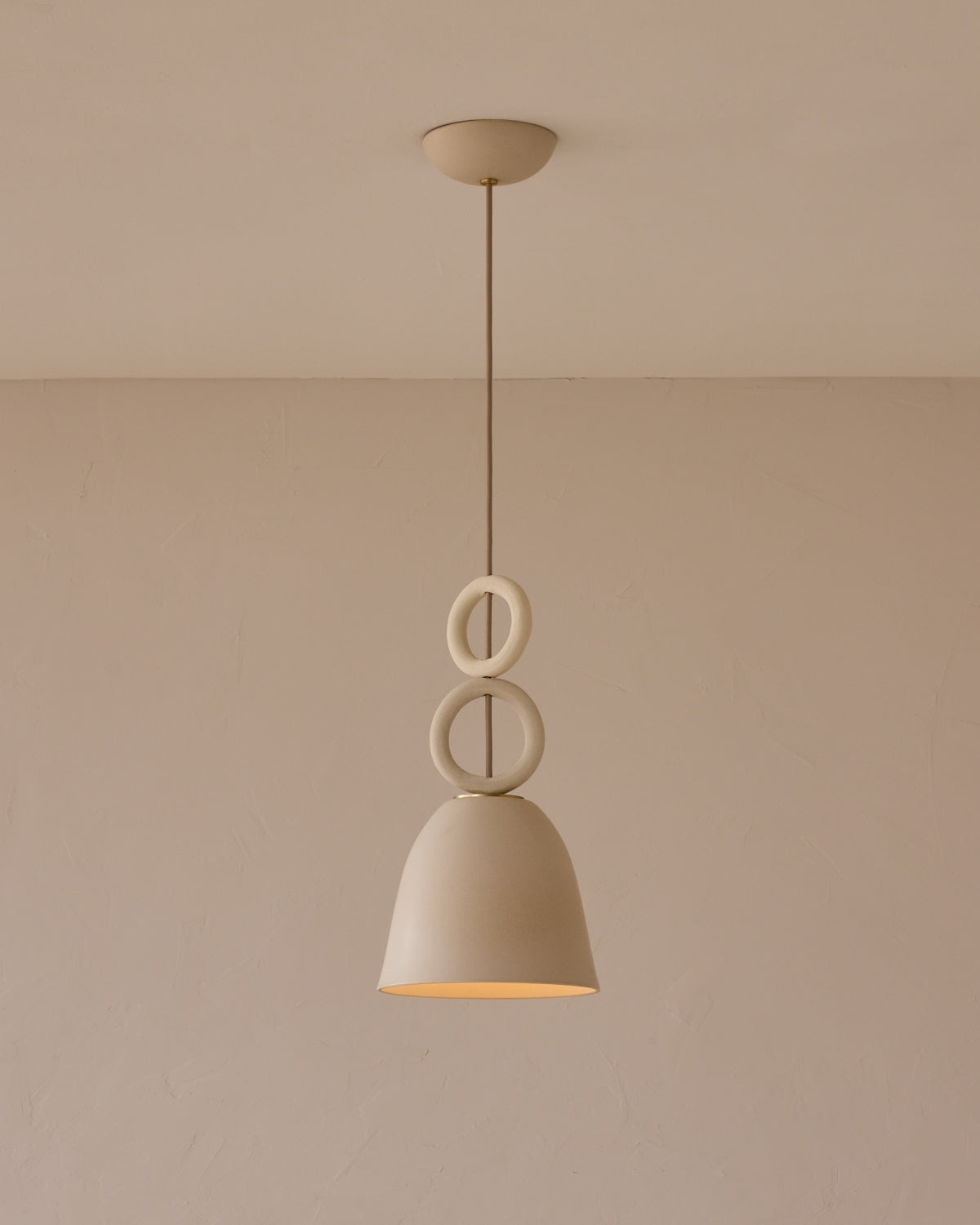 Mira Ceramic Pendant - Dogwood