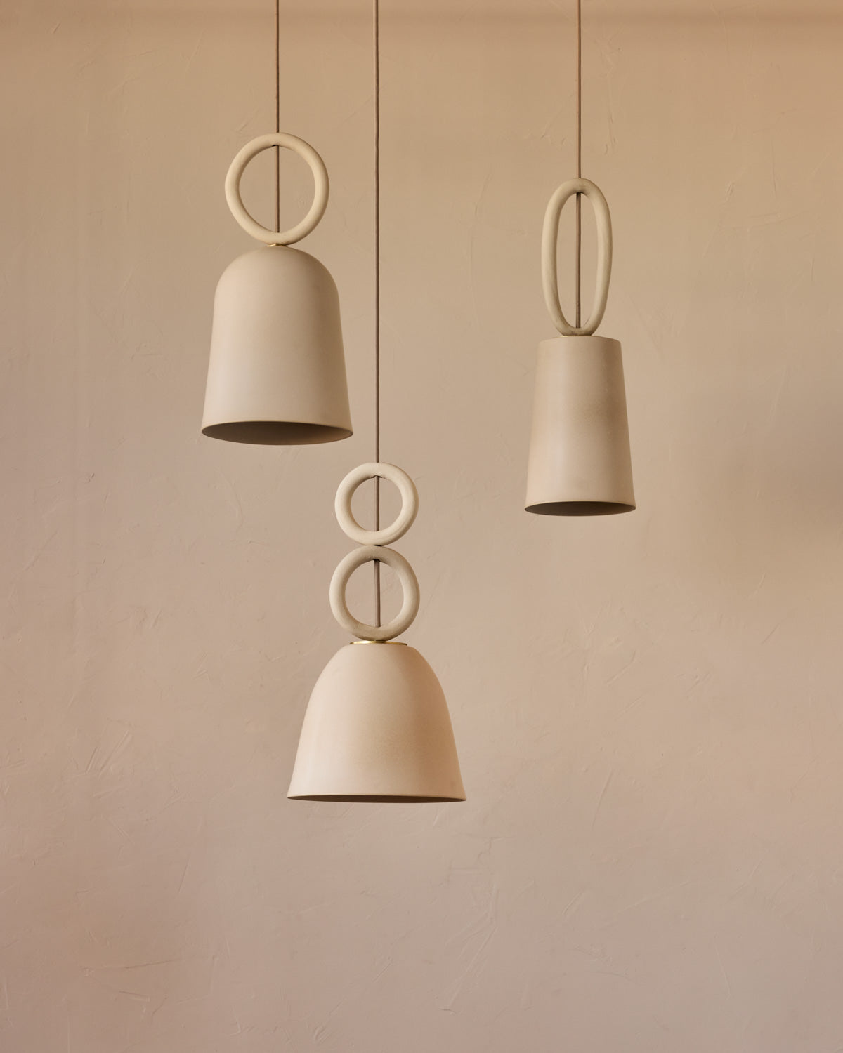 Layla Ceramic Pendant - Dogwood