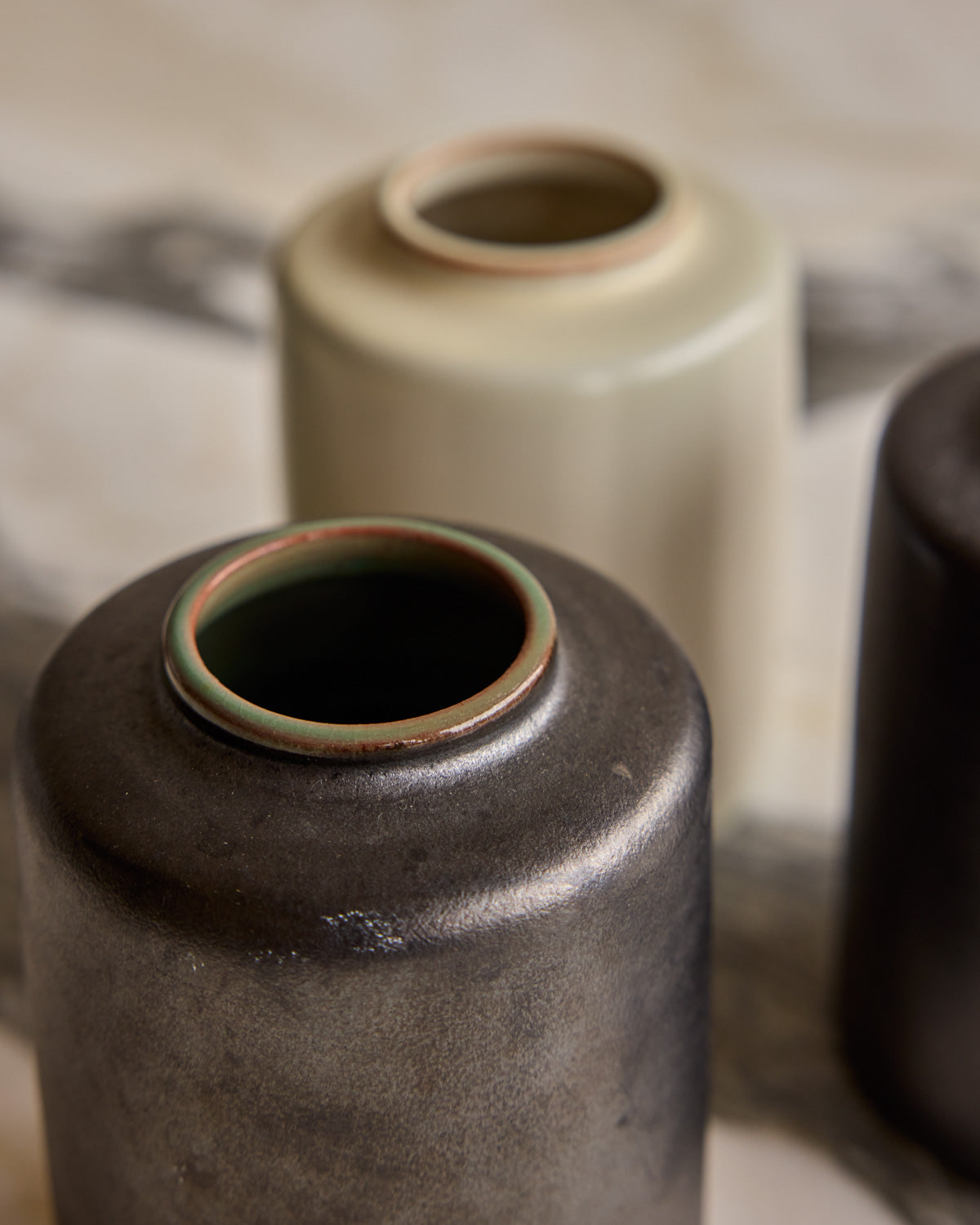Trio of Ceramic Vessels