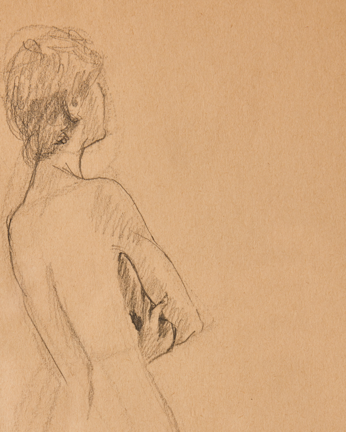 Leaning Figure Study