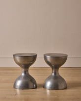 Pair of Sculptural Accent Tables