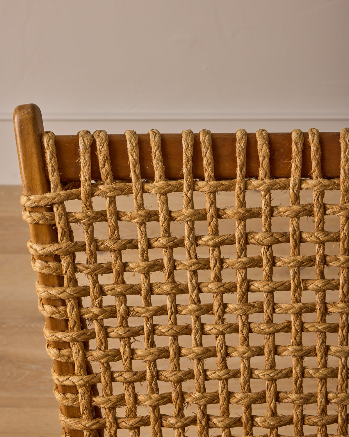 1940s Dutch Rope Lounge Chair by Bas Van Pelt