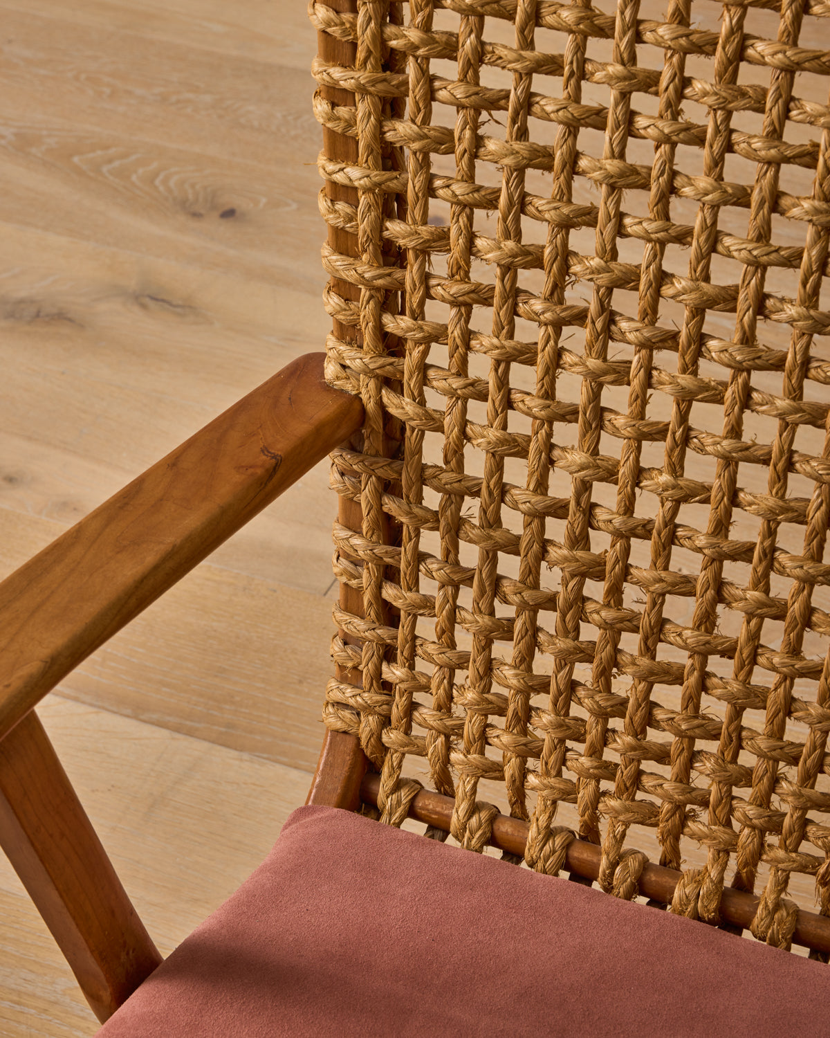 1940s Dutch Rope Lounge Chair by Bas Van Pelt