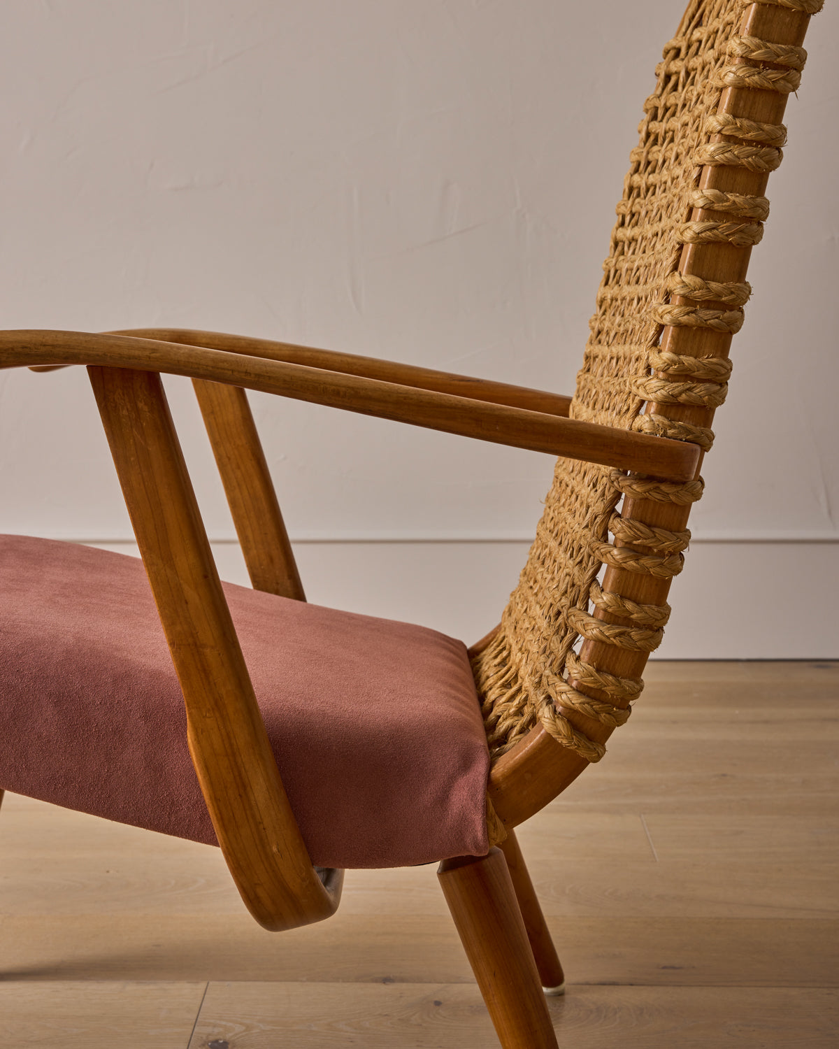 1940s Dutch Rope Lounge Chair by Bas Van Pelt