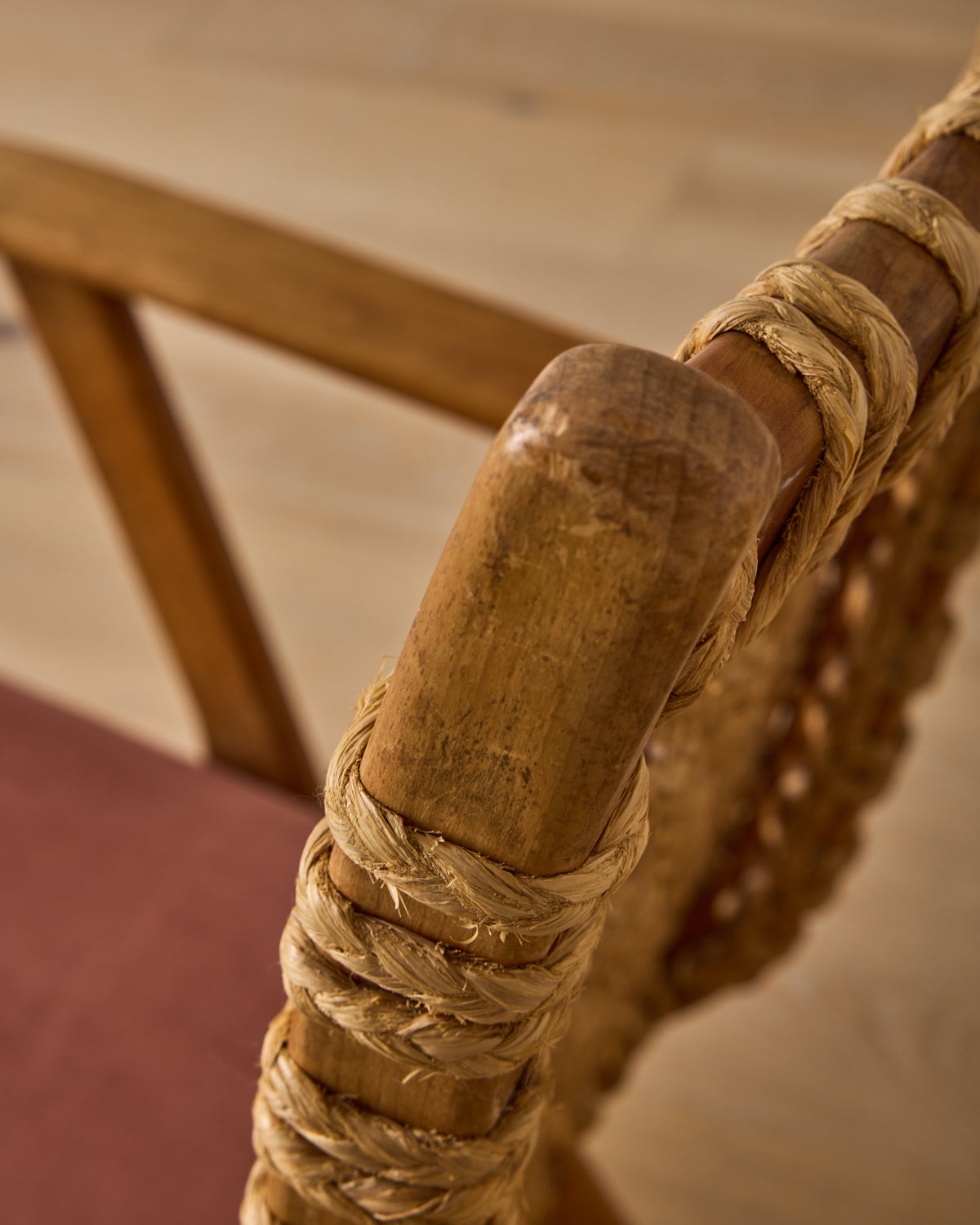 1940s Dutch Rope Lounge Chair by Bas Van Pelt