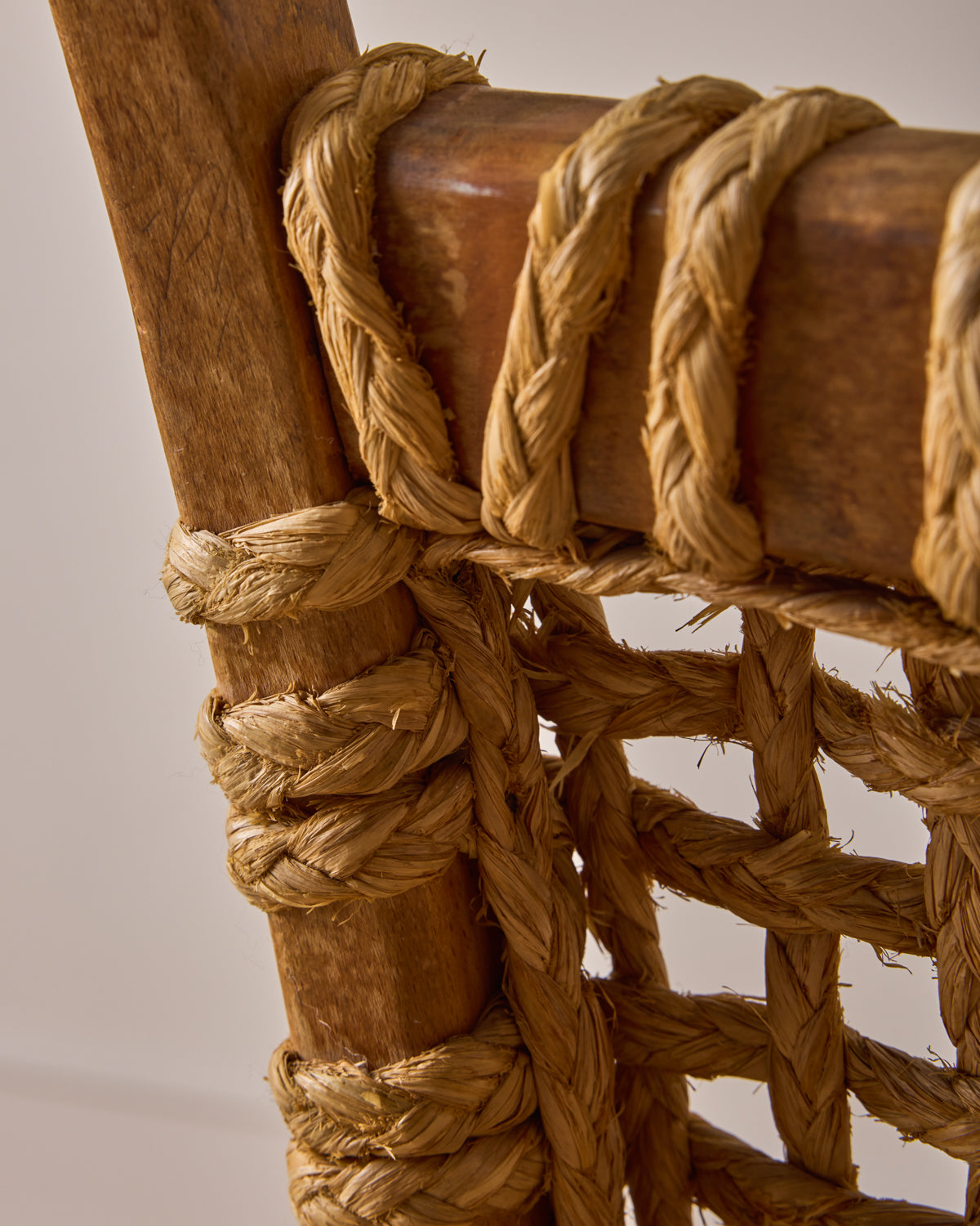 1940s Dutch Rope Lounge Chair by Bas Van Pelt