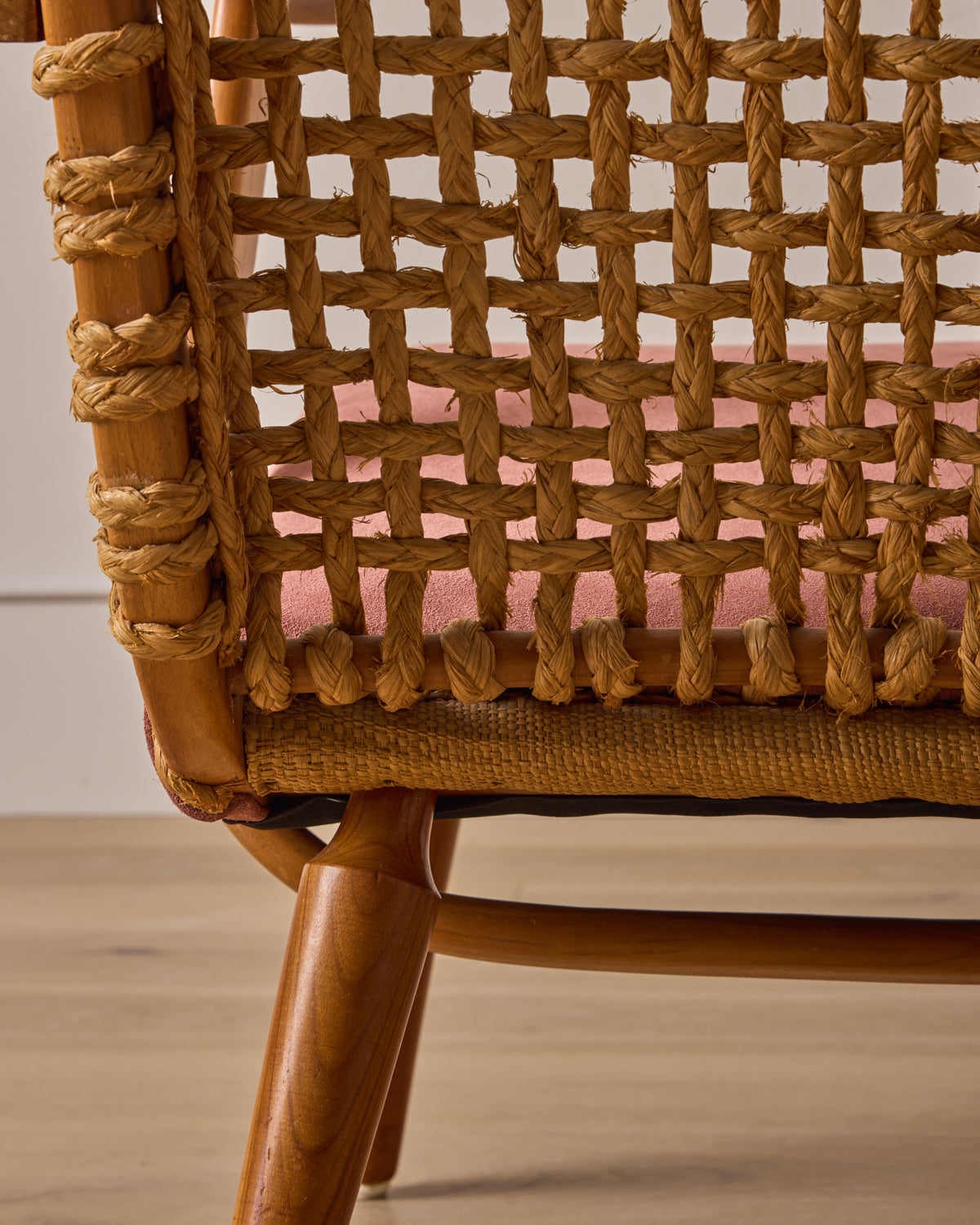 1940s Dutch Rope Lounge Chair by Bas Van Pelt