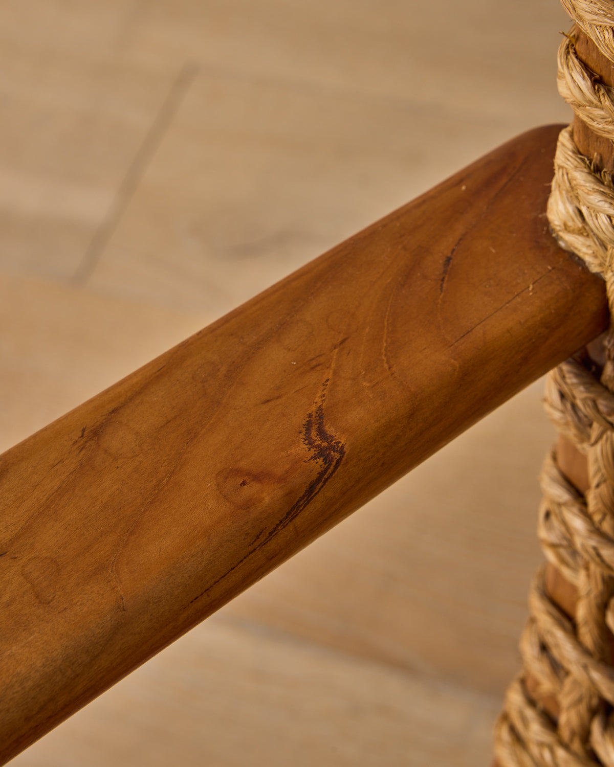 1940s Dutch Rope Lounge Chair by Bas Van Pelt