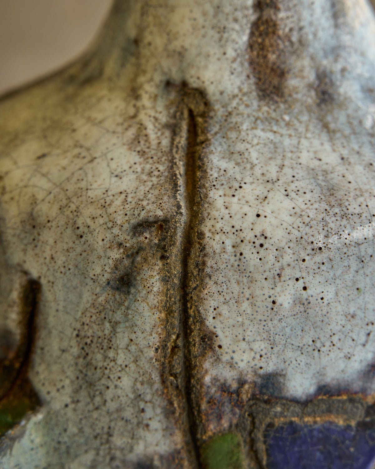 Blue + Green Pattered Jug