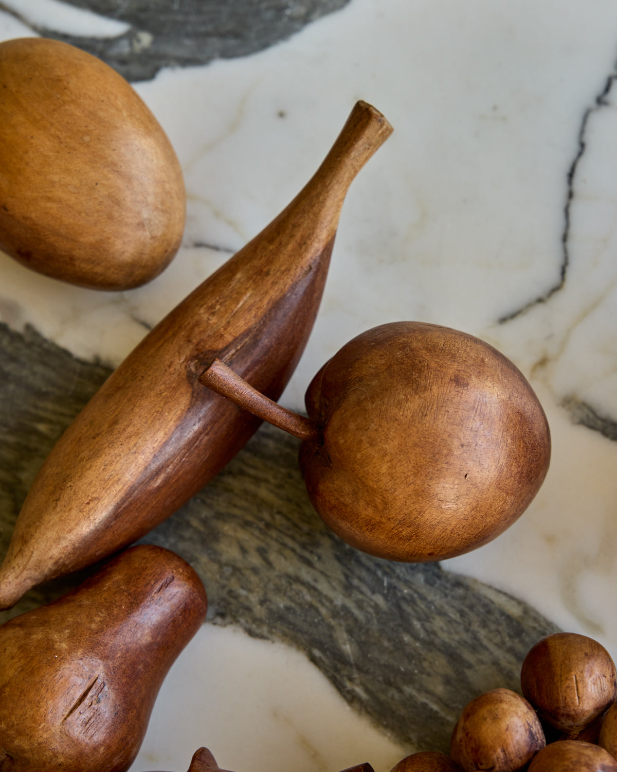 Bowl of Wooden Fruit