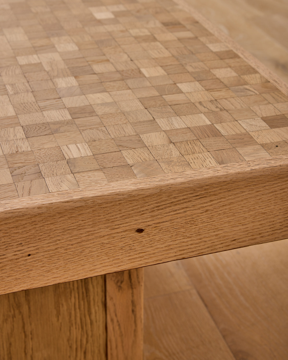 Brutalist Checkered Coffee Table - II