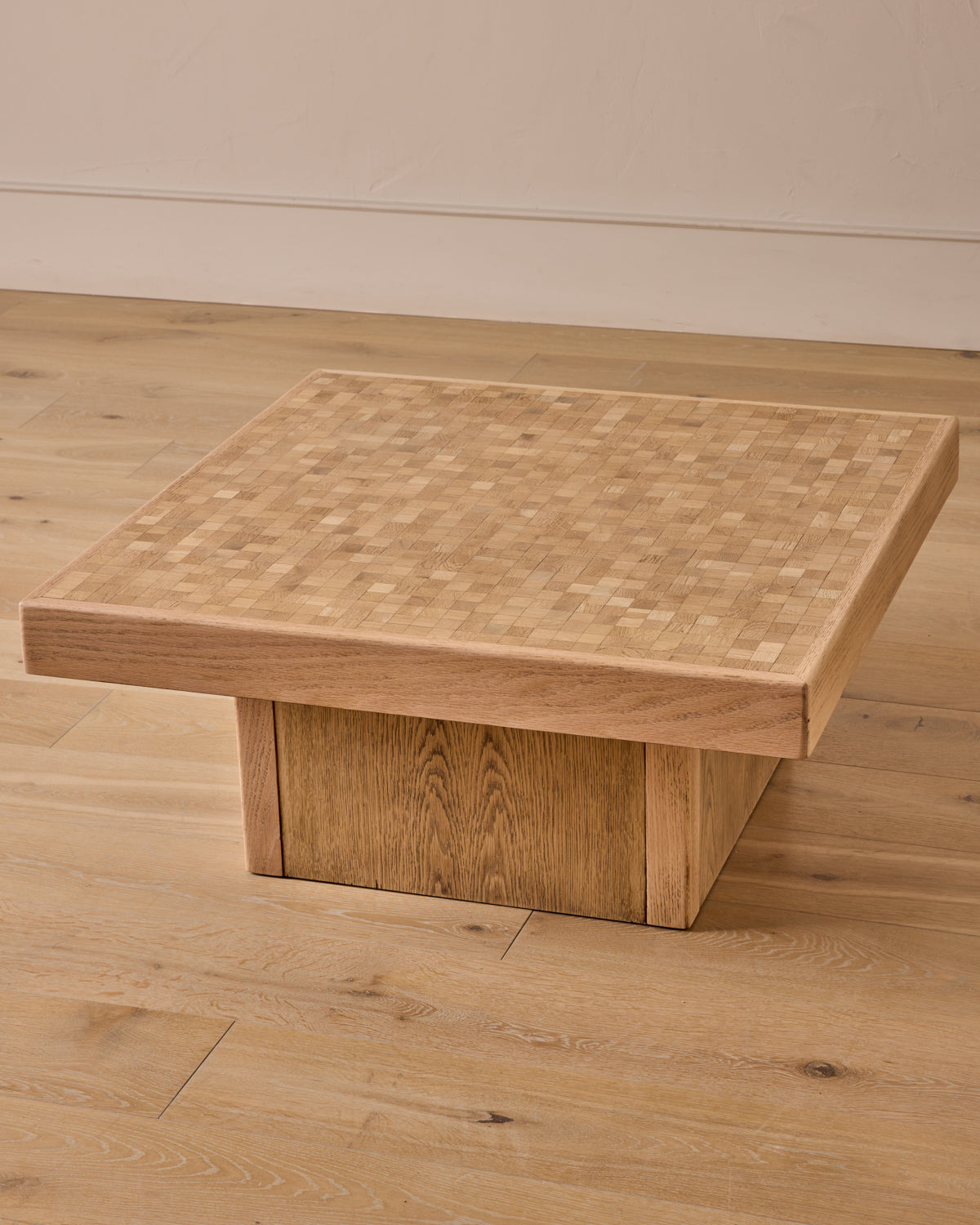 Brutalist Checkered Coffee Table - I