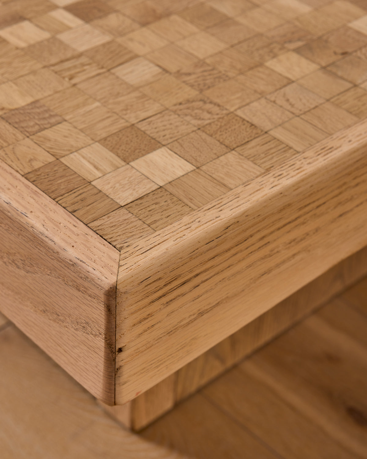 Brutalist Checkered Coffee Table - I