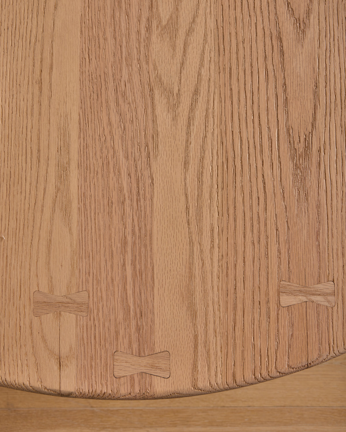 Round Oak Brutalist Coffee Table
