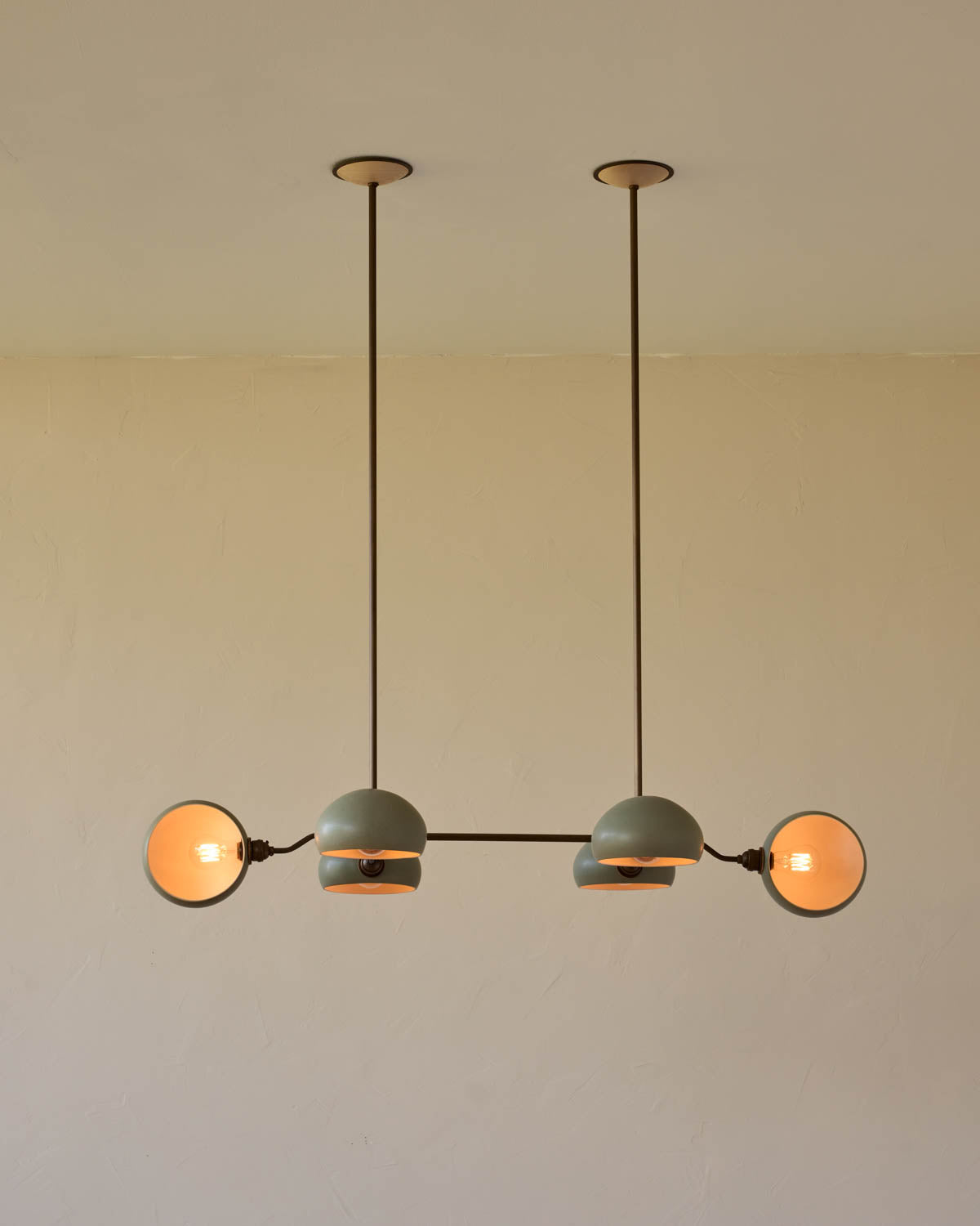 Baker Chandelier - Six Arm - Antique Brass