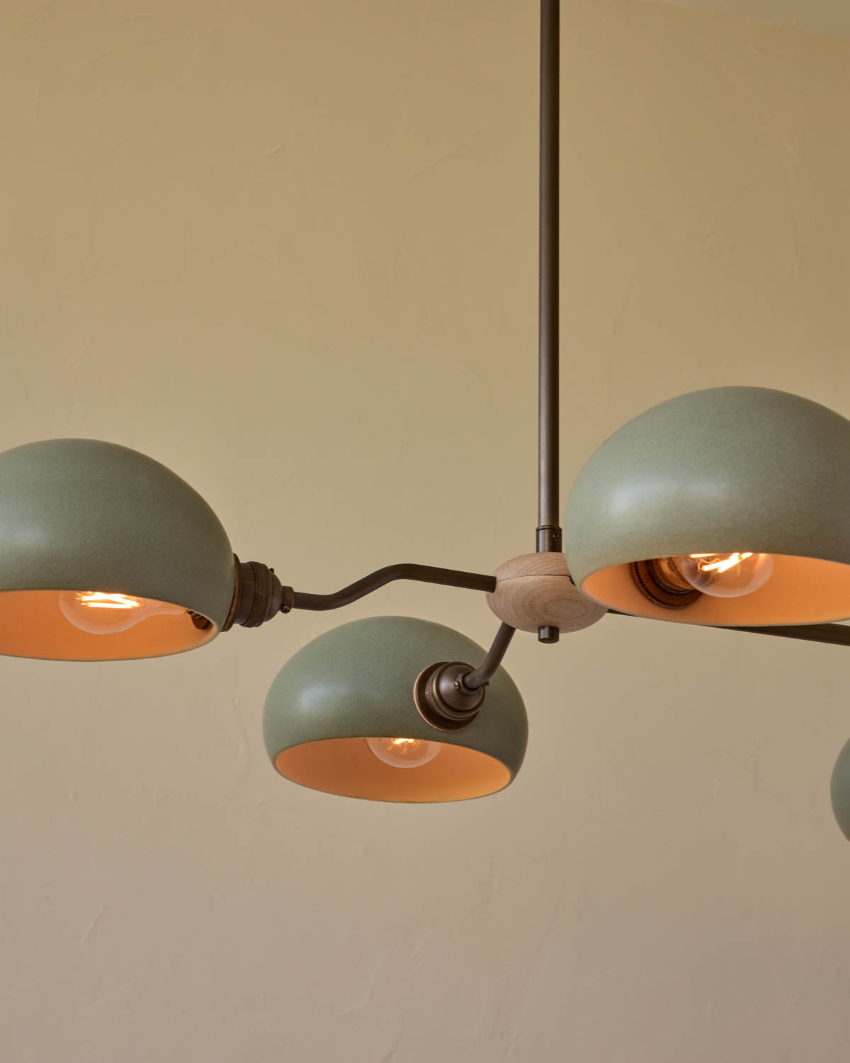 Baker Chandelier - Six Arm - Antique Brass