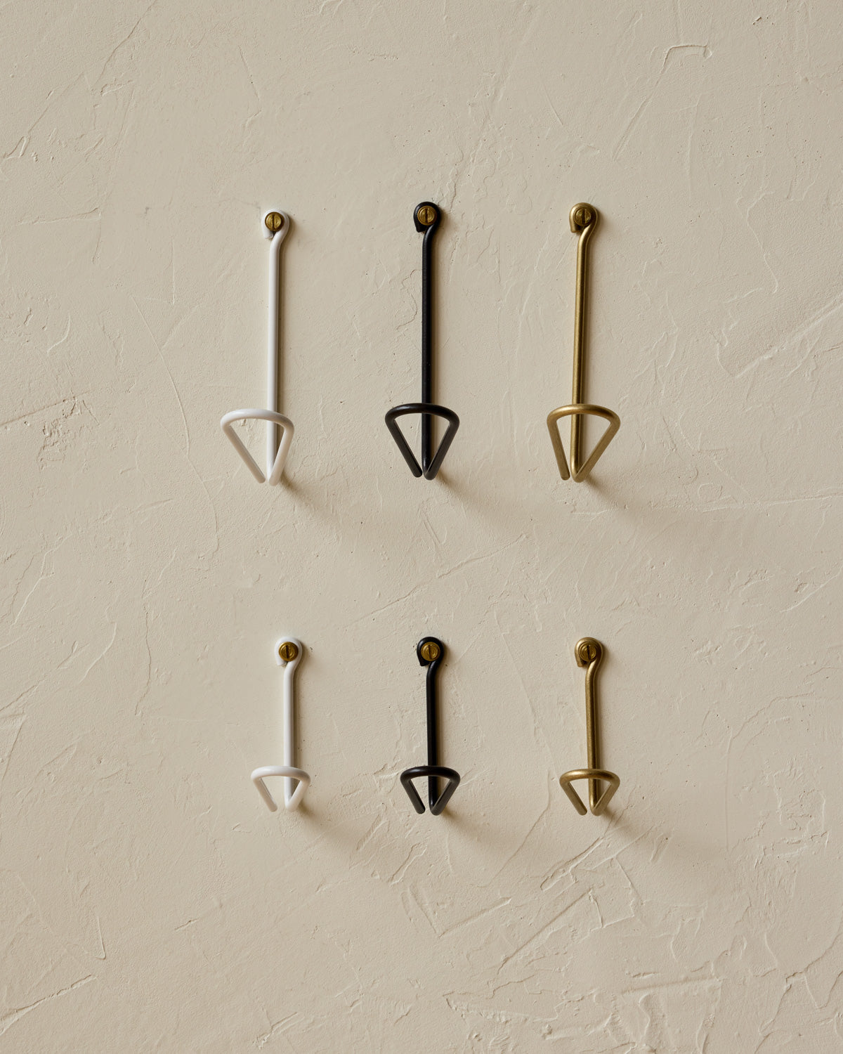 Wendel Wire Hook - White