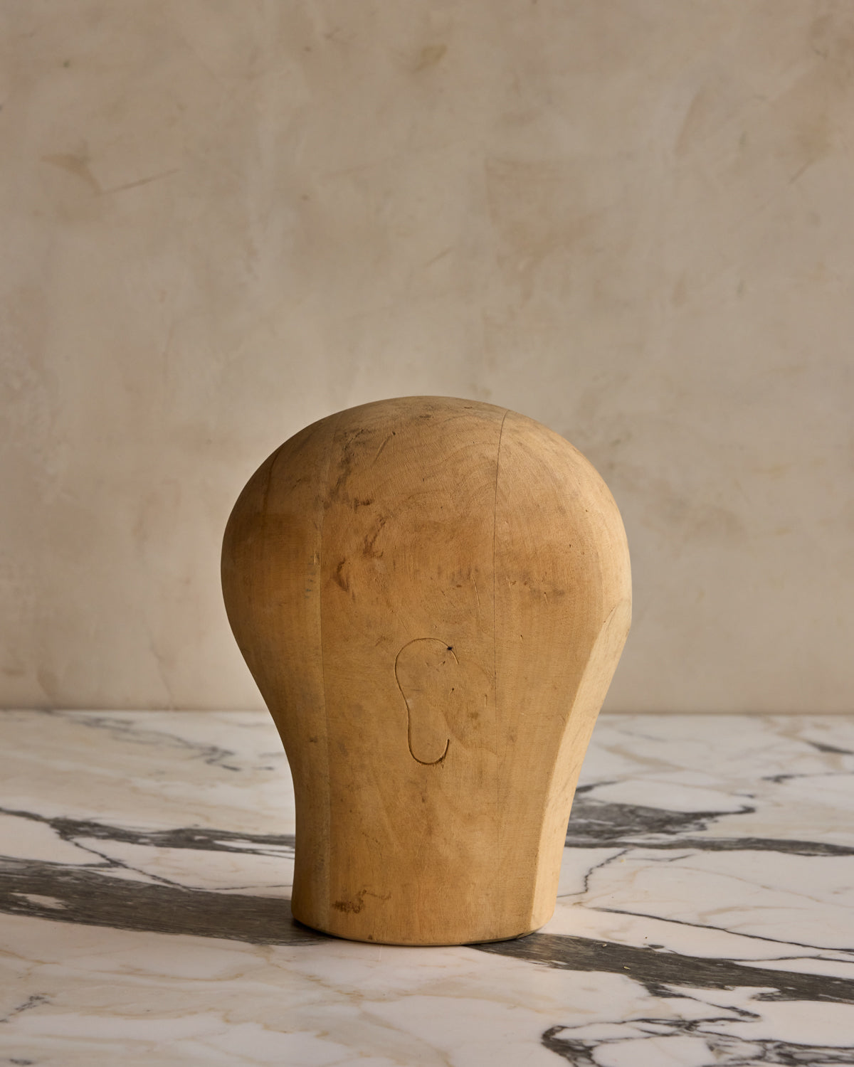 Wooden Mannequin Head