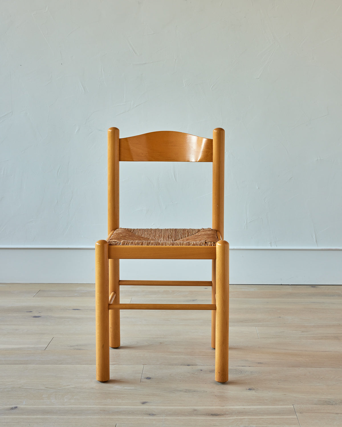 Set of 14 Rush Dining Chairs