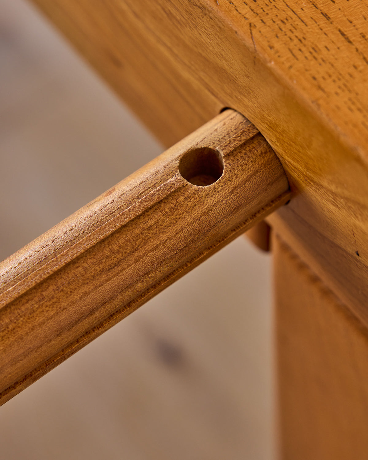 Solid Elm Dining Table by Maison Regain