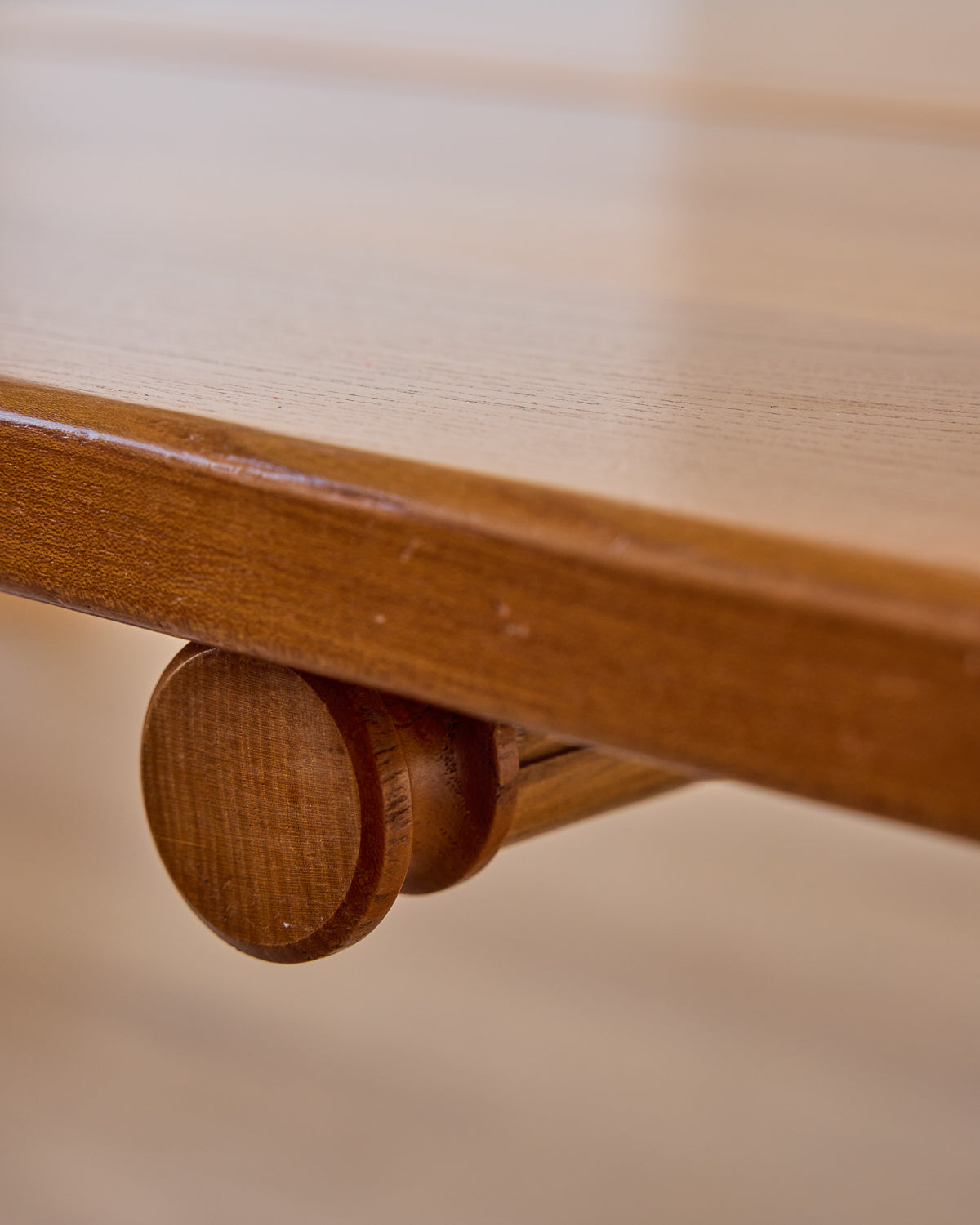 Solid Elm Dining Table by Maison Regain