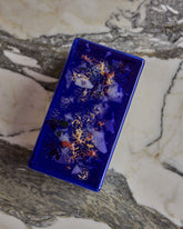 Cobalt Glass Lidded Box