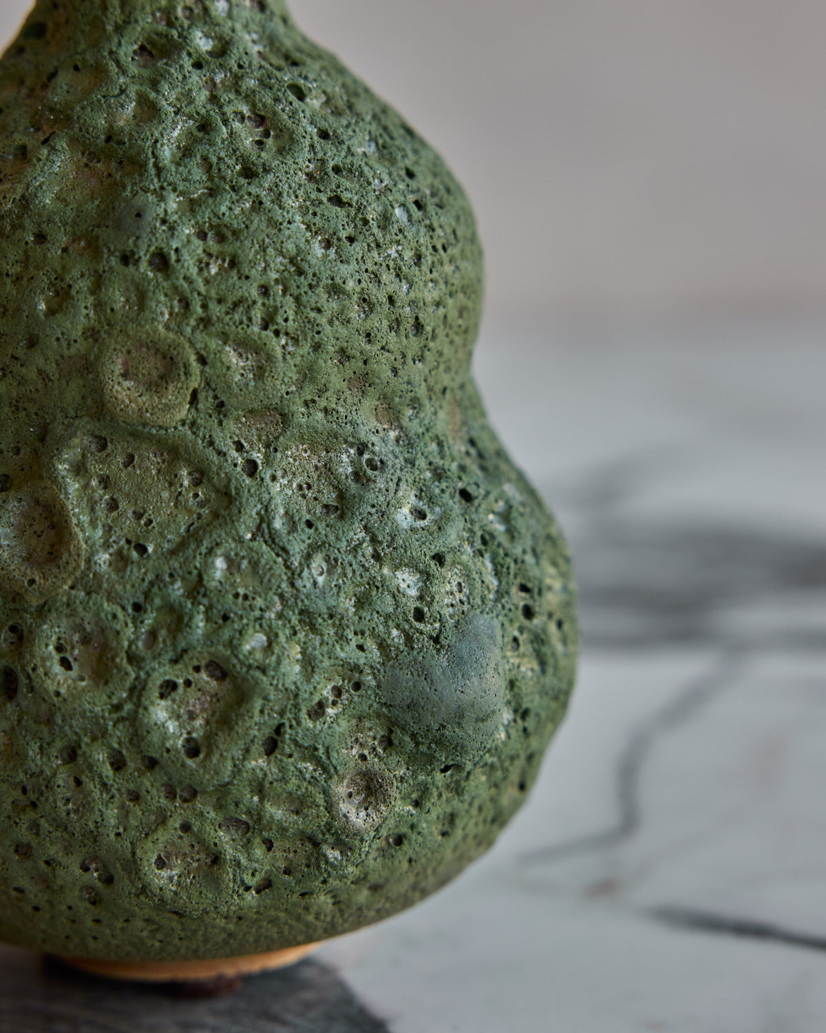 Green Lava Vase