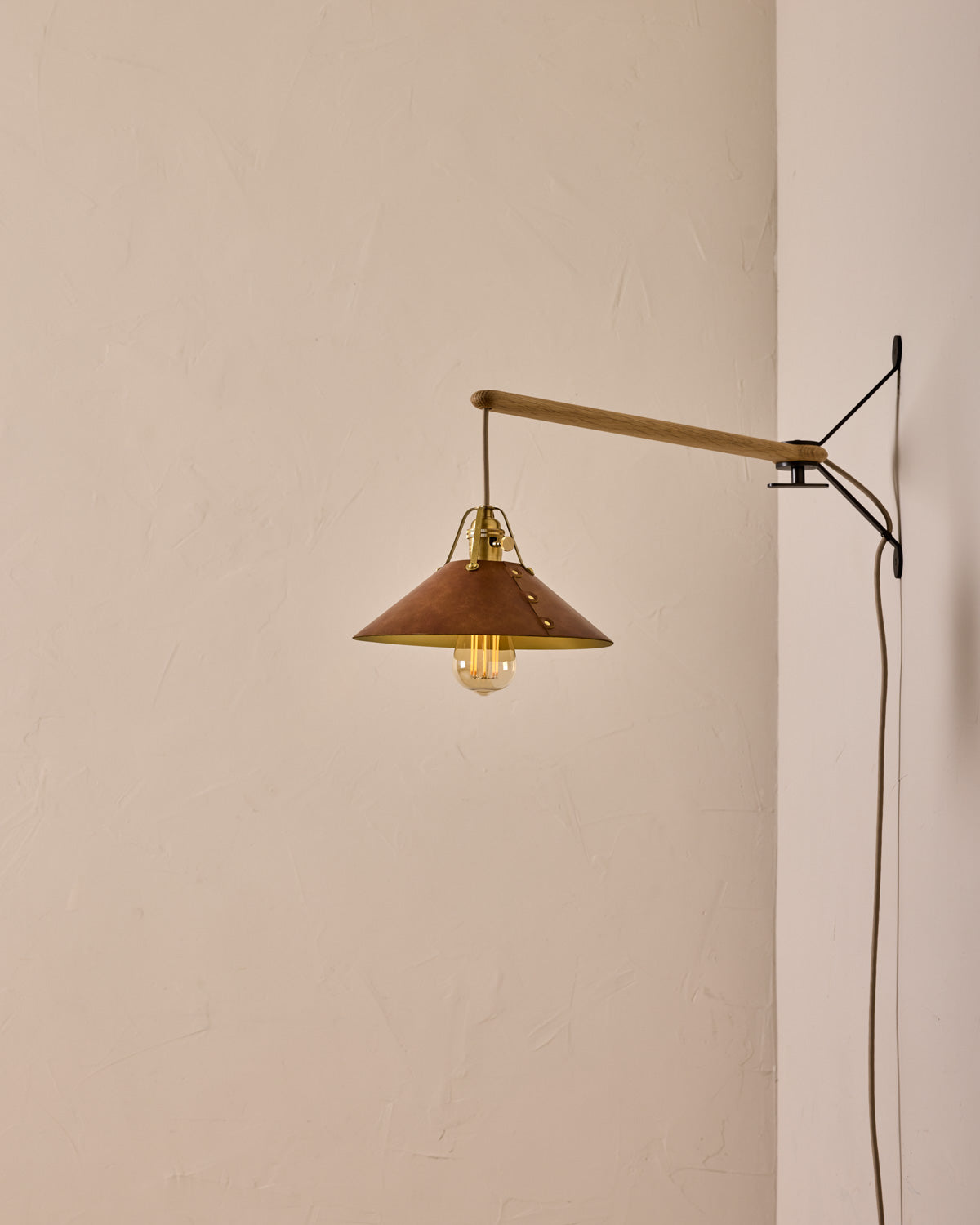 Yaffa Swing Arm Wall Sconce