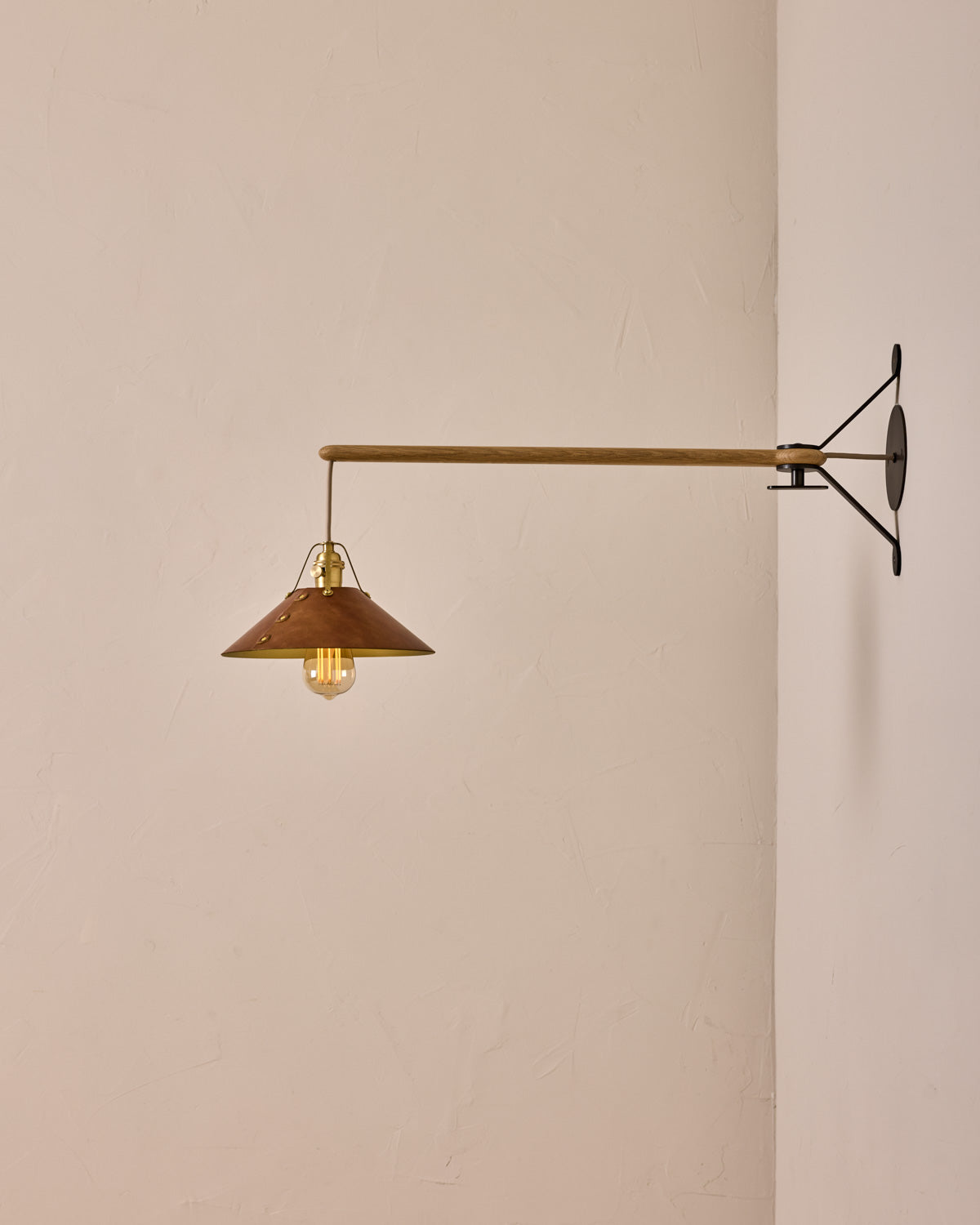 Yaffa Swing Arm Wall Sconce