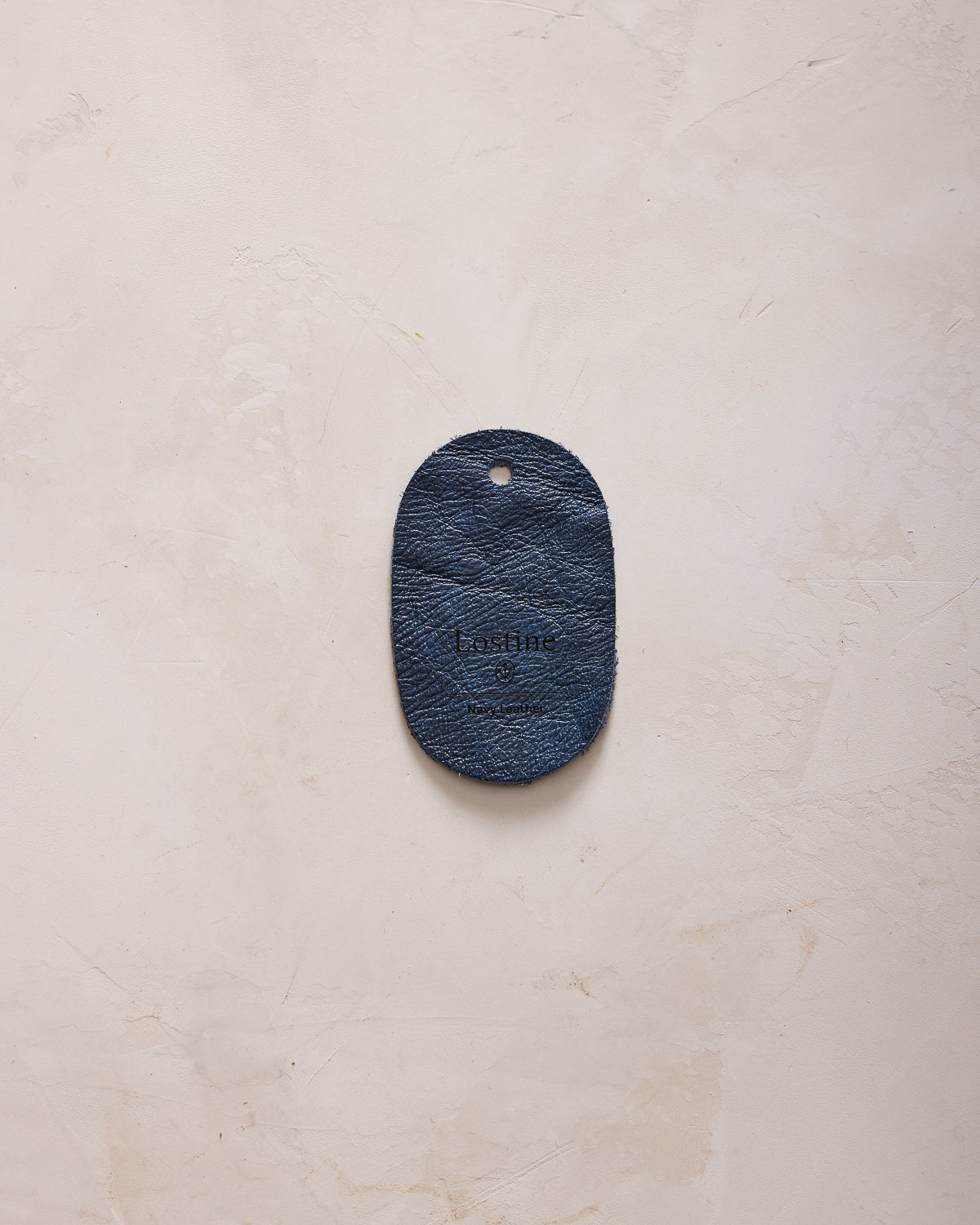 Navy Leather Sample
