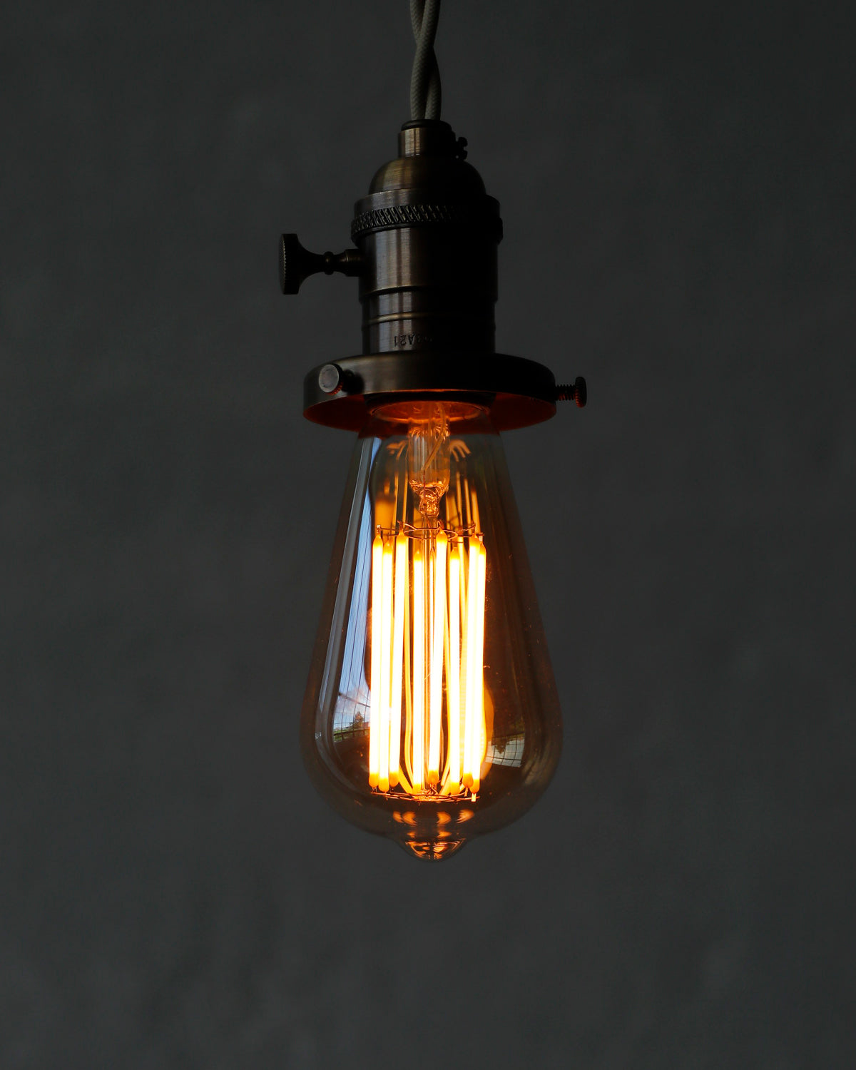 Squirrel Cage 3 Watt Lightbulb - Tinted