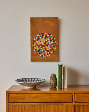 Shape Study on Board (Multi Circle of Squares)
