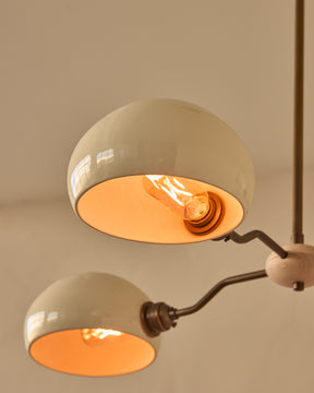 Baker Chandelier - Six Arm - Antique Brass