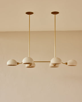 Baker Chandelier - Six Arm - Custom Drop