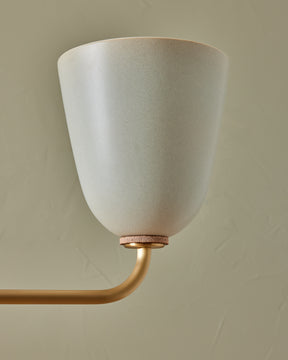 Lola Chandelier - Five Arm - Satin Brass