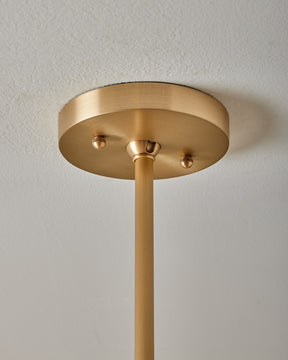 Lola Chandelier - Five Arm - Satin Brass