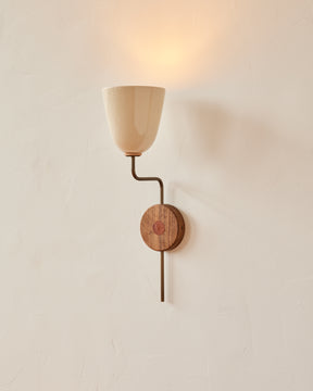 Lola Sconce - Hardwired - Antique Brass