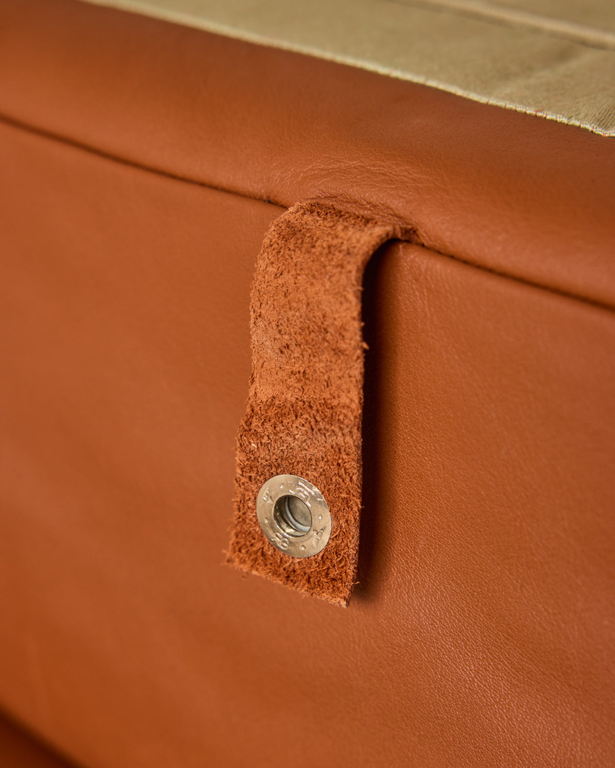Oak + Leather Modular Sectional