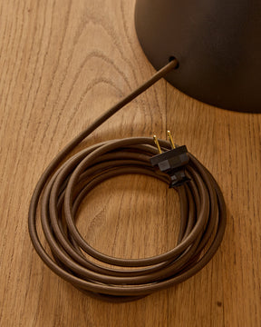 Layla Ceramic Table Lamp - Ebony