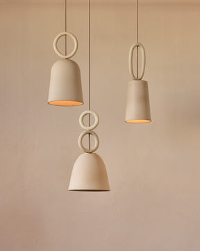 Layla Ceramic Pendant - Dogwood