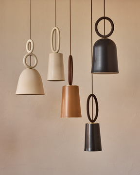 Layla Ceramic Pendant - Dogwood