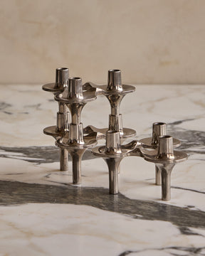 Set of 5 Orion Stacking Candle Holders by STOFF Nagel