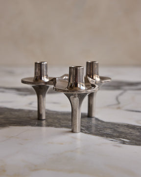 Set of 5 Orion Stacking Candle Holders by STOFF Nagel