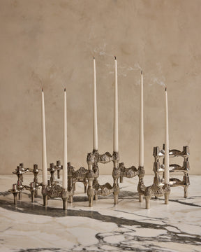 Set of 5 Orion Stacking Candle Holders by STOFF Nagel