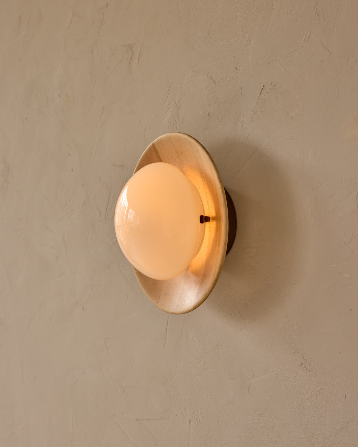 Edmund Flush Mount - Natural Maple